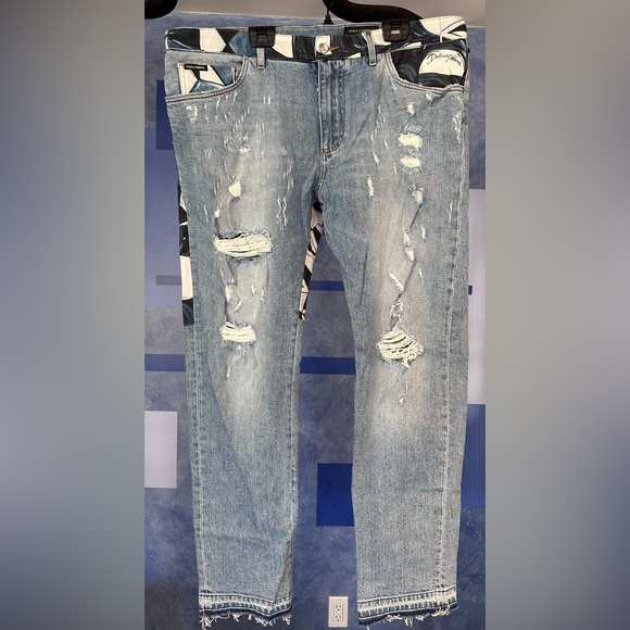 NWOT Dolce & Gabbana Slim Jeans - Size 56 (Italy), Fits 40” waist - Picture 2 of 12